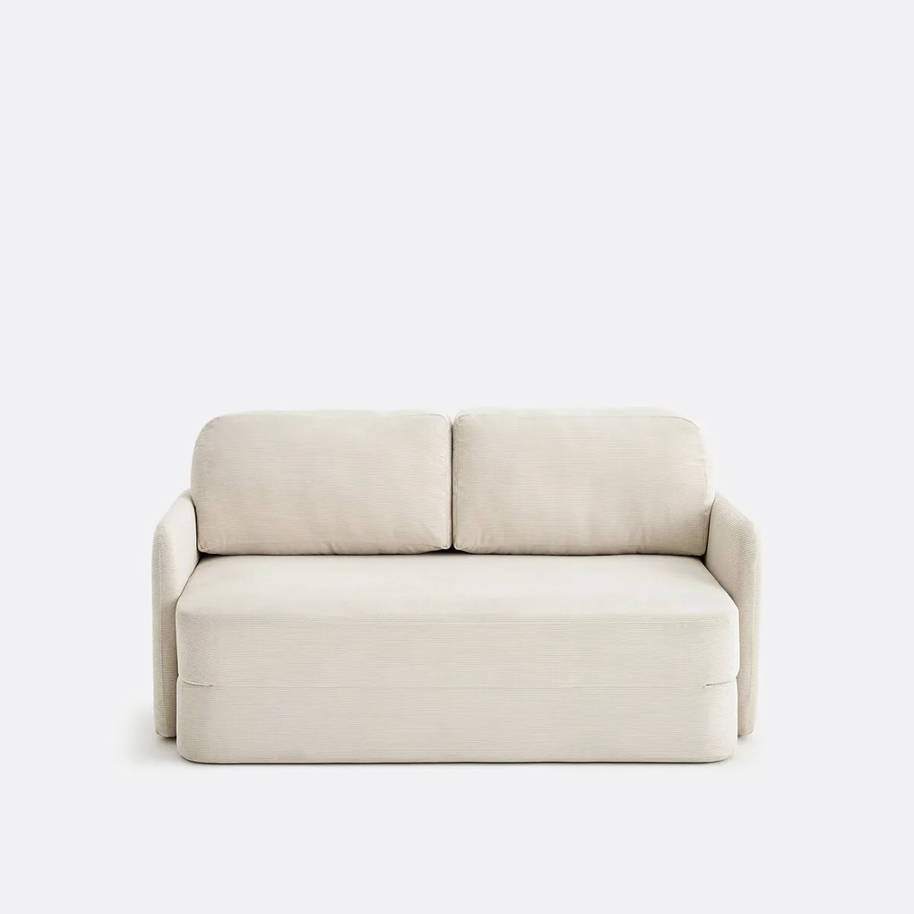 2-zits ribfluwelen slaapbank, Haley