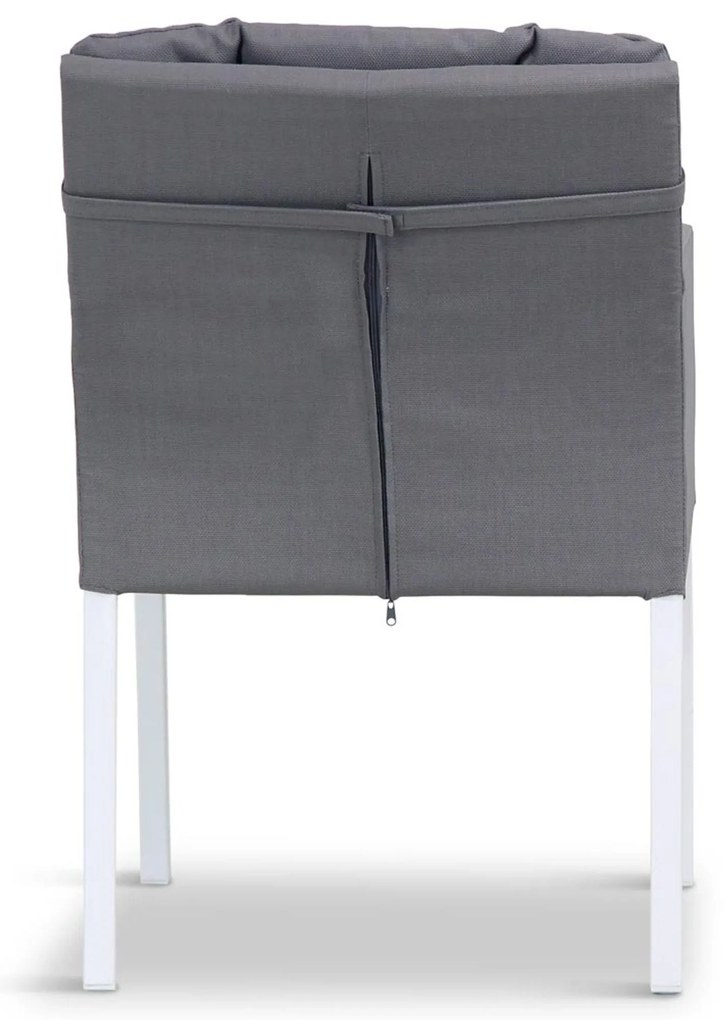 Tuinset 6 personen 240 cm Outdoor textiel Wit Lifestyle Garden Furniture Parma/Talai