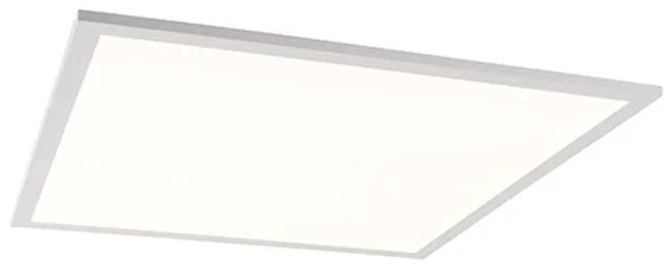 LED paneel wit incl. LED en dimmer met afstandsbediening - Liv Modern vierkant Binnenverlichting Lamp