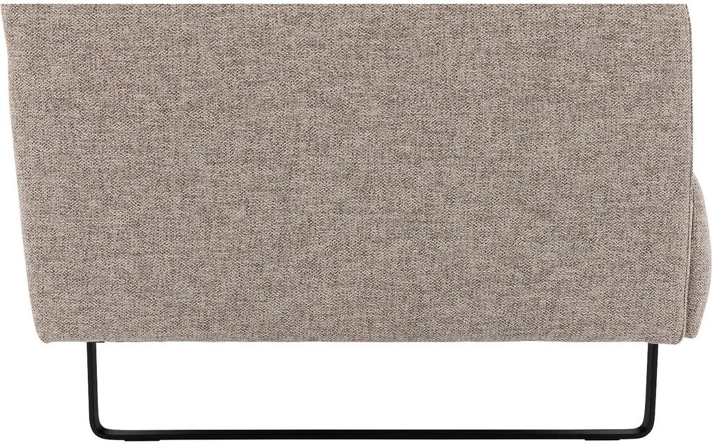 Goossens Excellent Bank Montreal beige, stof, 2,5-zits, modern design