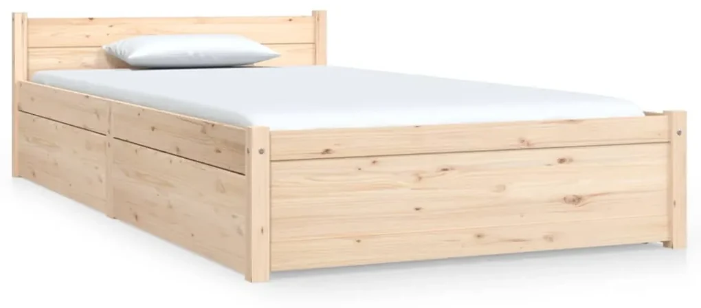vidaXL Bedframe met lades 90x190 cm 3FT Single