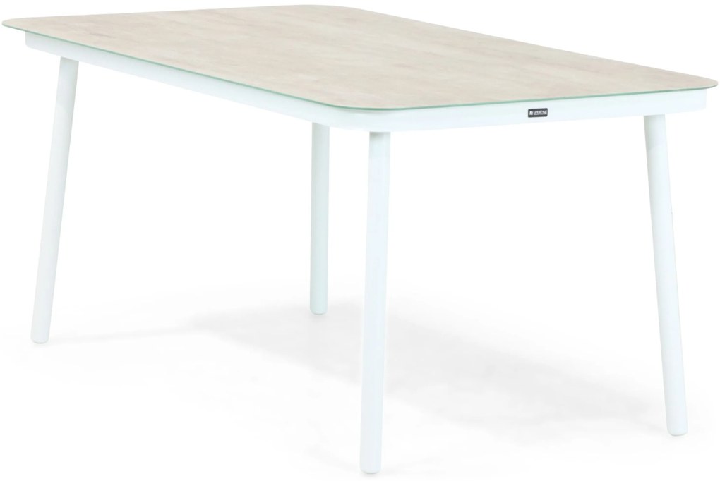 467% korting |   Dining Loungeset 7 personen Aluminium/rope Wit  Lifestyle Garden Furniture Cordani