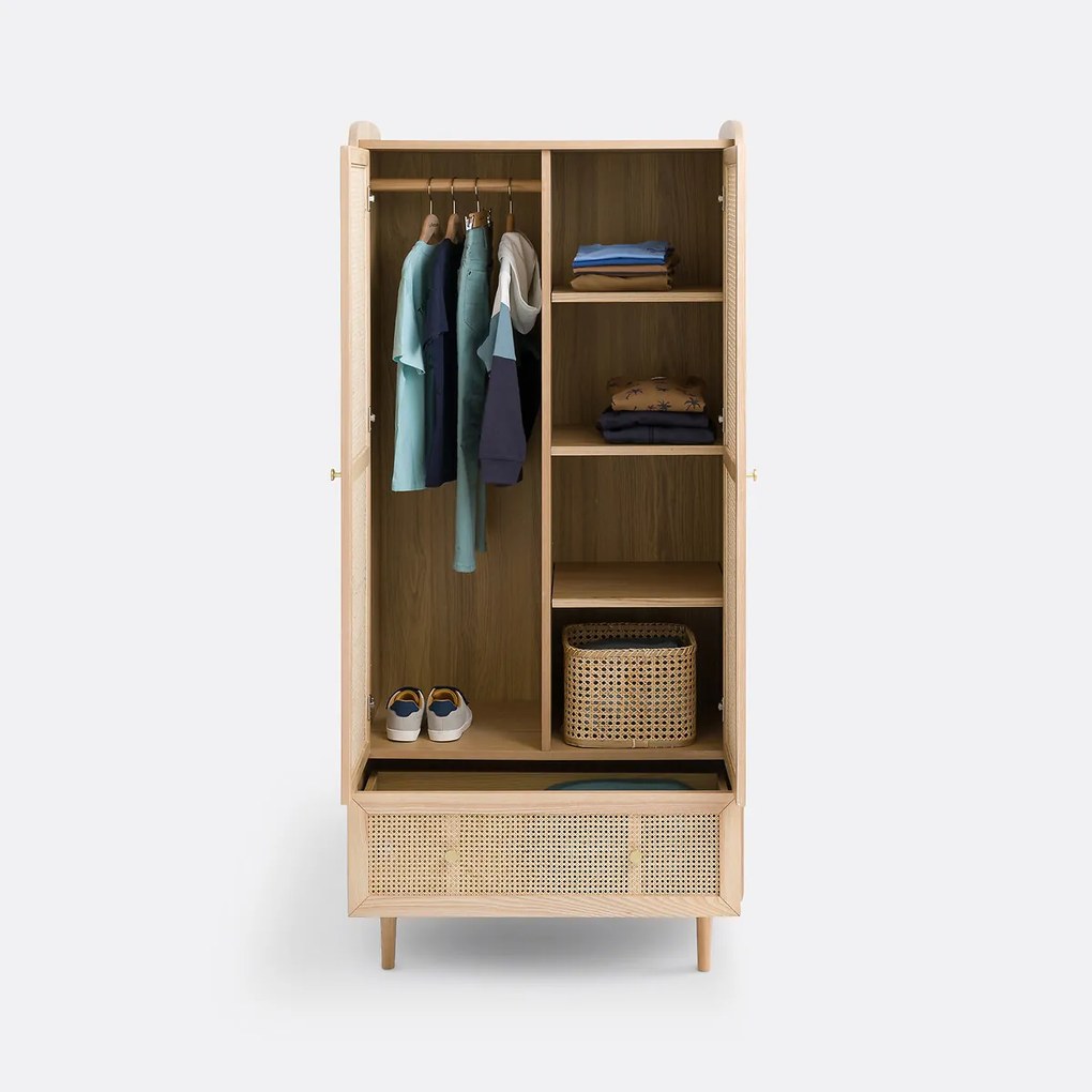 Kinderkast in rotan, Tempa