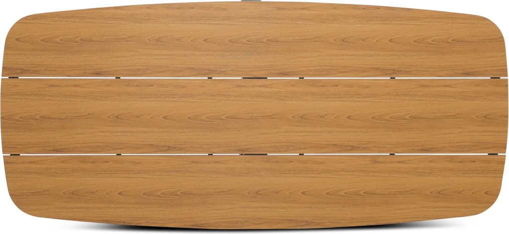 Tuinset 6 personen 220 cm Kunststof Grijs Domani Furniture Toscano/Camila