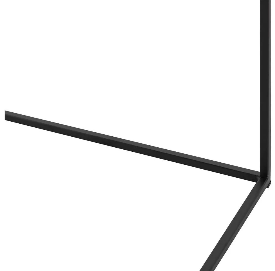 Goossens Bijzettafel Filas, metaal zwart, elegant chic, 40 x 40 x 40 cm