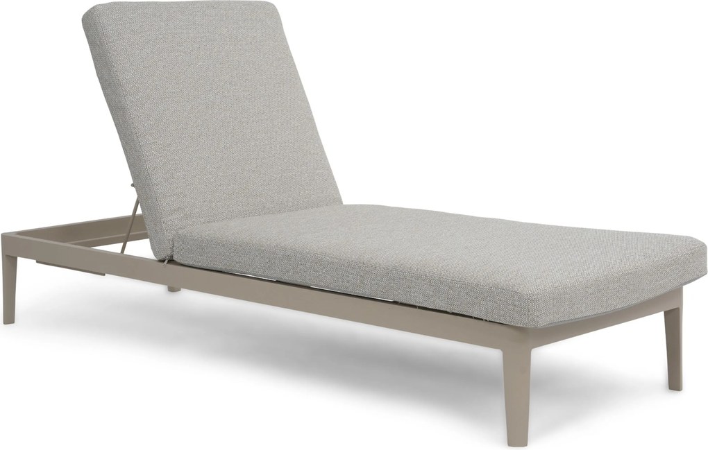 Lifestyle Garden Furniture Mateo Ligbed Met Kussen Loft/sandy Aluminium Taupe