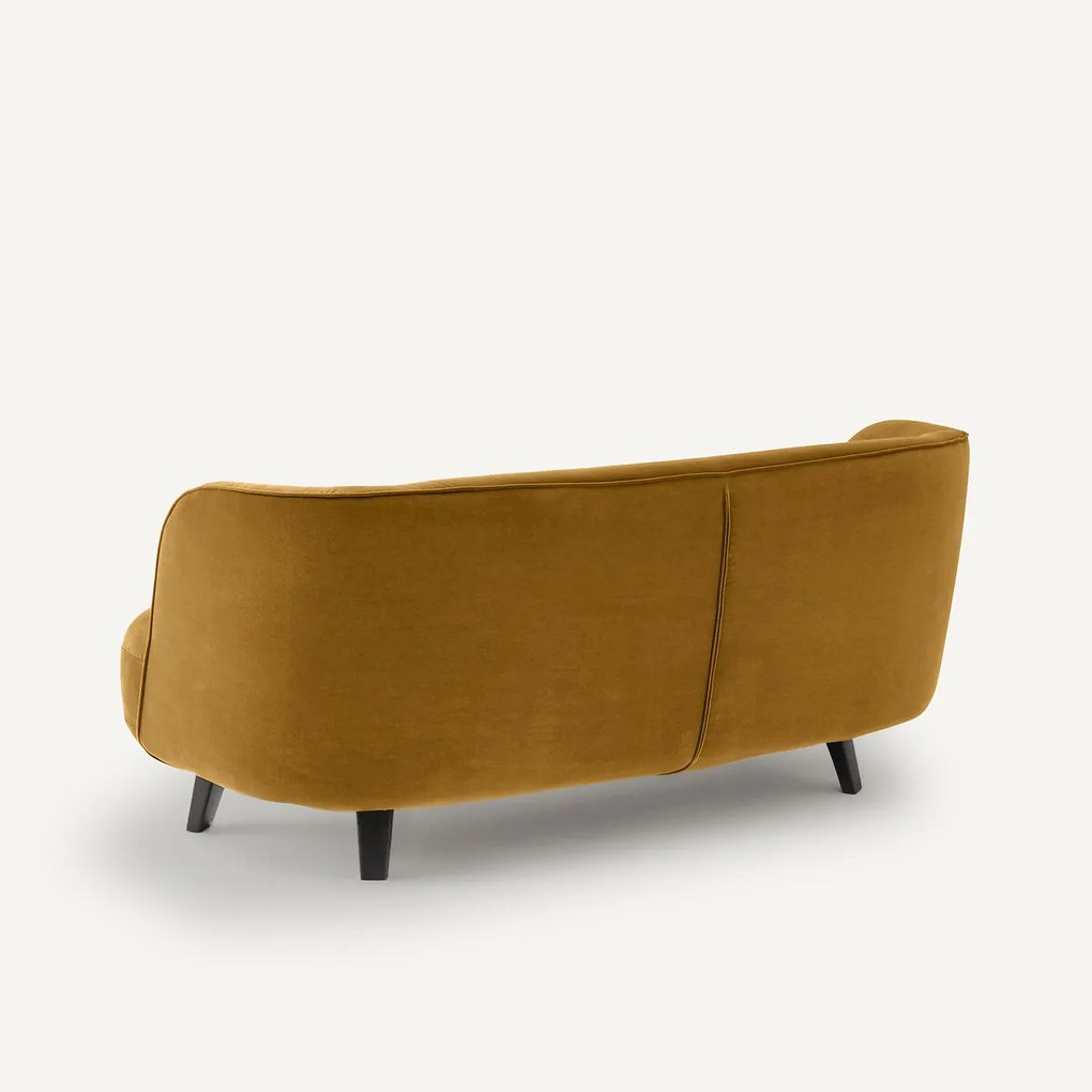 XS fluwelen bank, Rosebury ontwerp Emmanuel Gallina