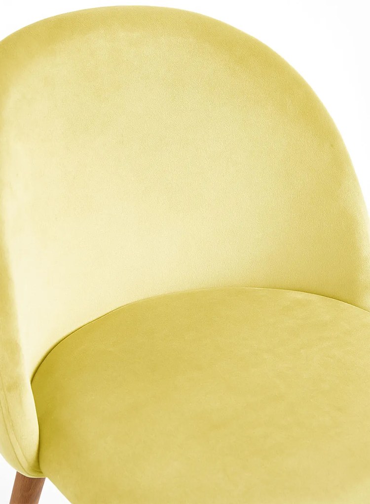 Set 4 fluwelen Vint Stoelen