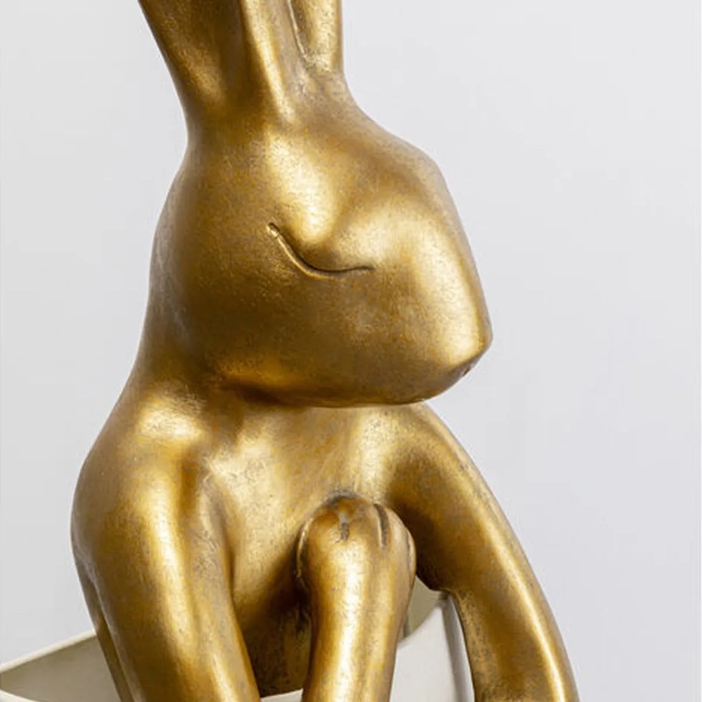 Kare Design Rabbit Gold/White Vloerlamp Goud Konijn