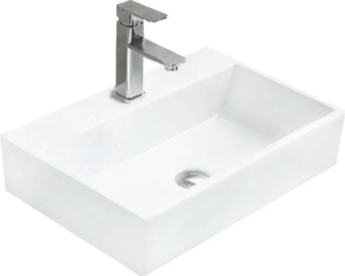 Mexen Paula opzetwastafel 53 x 36 cm, wit - 21935300