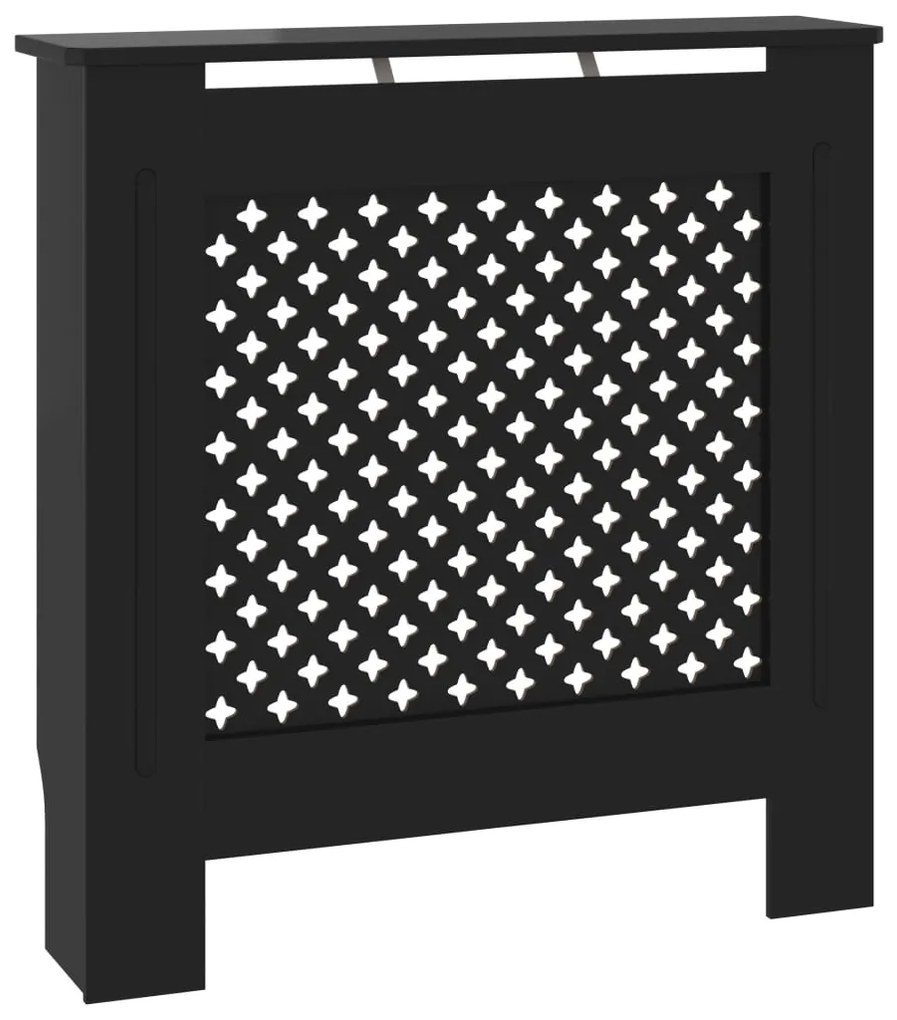 vidaXL Radiatorombouw 78 cm MDF zwart