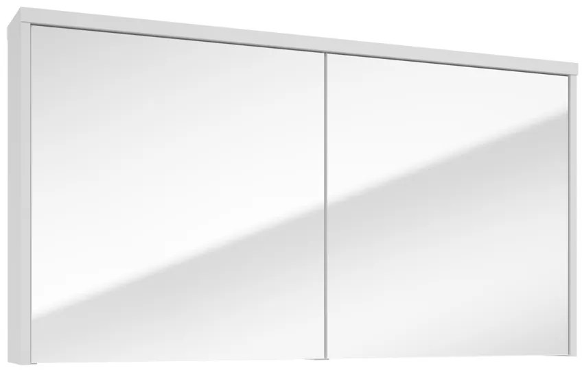 Fontana Basic spiegelkast 117cm met 2 deuren wit mat