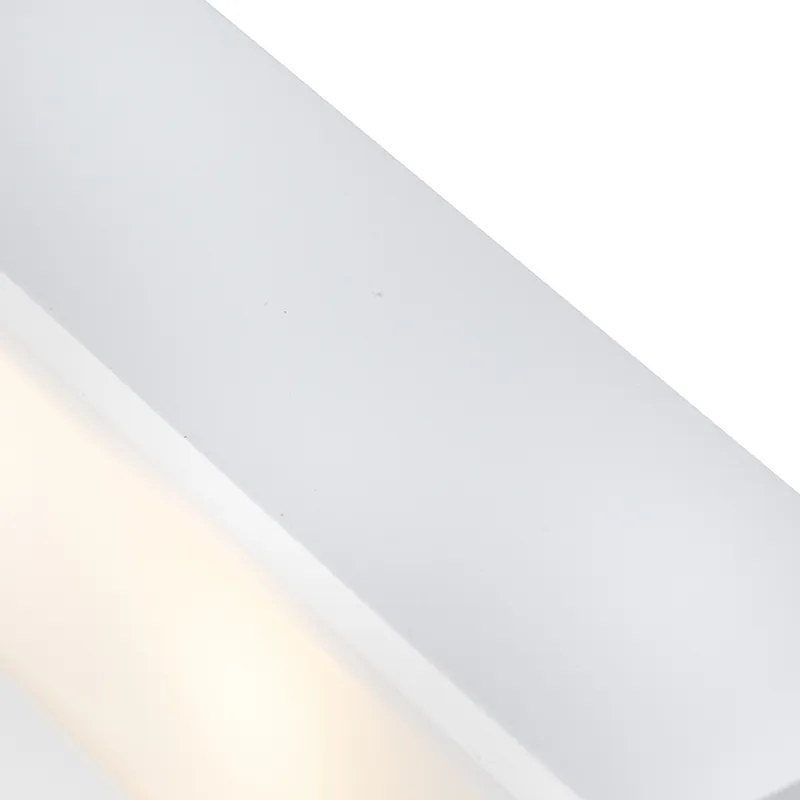 Design langwerpige wandlamp wit 25 cm - Houx Design G9 Binnenverlichting Lamp