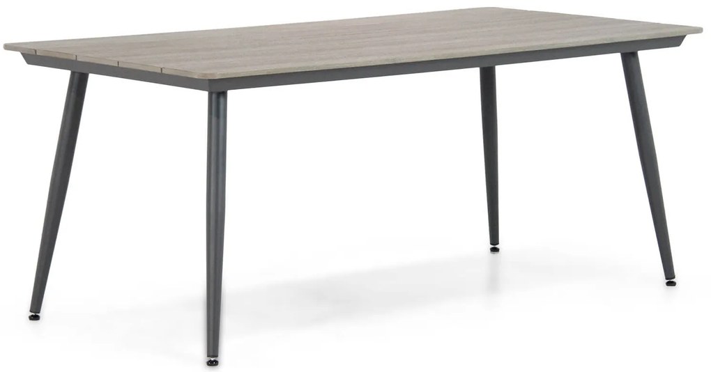 Tuinset 4 personen 180 cm Rope /Aluminium/teak Grijs Domani Furniture Foris/Matale