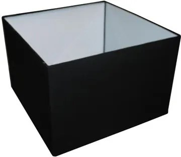 Lampenkap vierkant voor TRSL R160WO - zwart - linnen