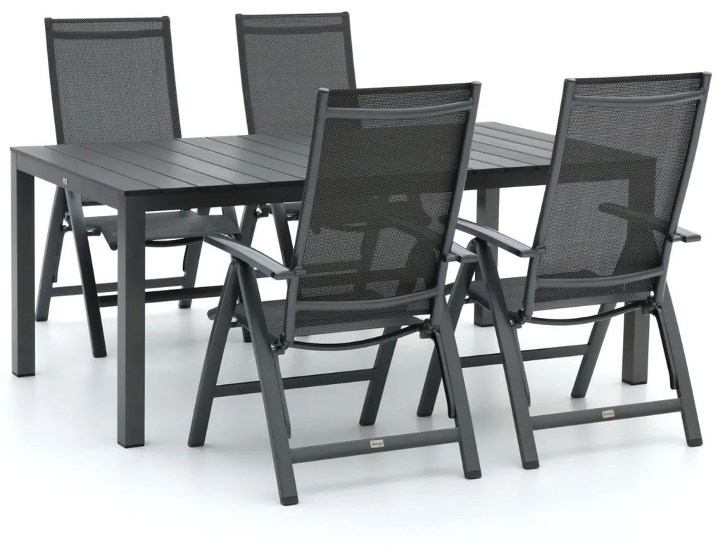 Bellagio Avenza/Fidenza 183cm dining tuinset 5-delig verstelbaar