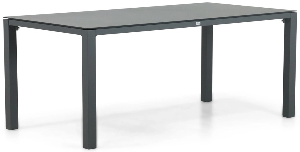 Tuinset 4 personen 180 cm Aluminium/textileen Grijs Hartman Sitges/Mateo