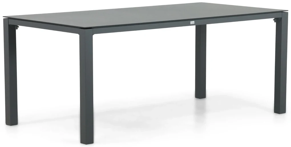Tuinset 4 personen 180 cm Aluminium/textileen Grijs Hartman Sitges/Mateo