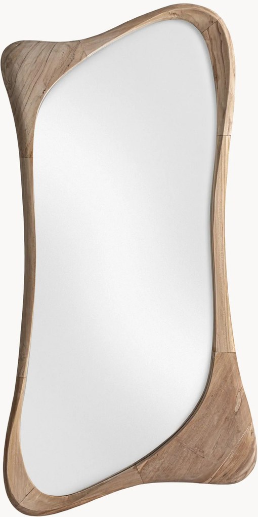 Wandspiegel Humble met teakhouten lijst