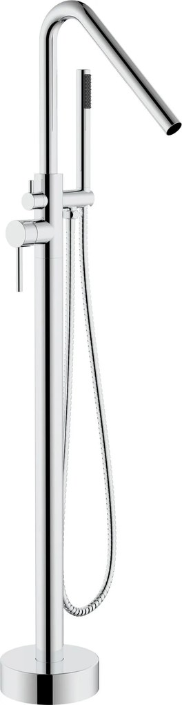 Vloeren badmengkraan Rea Aras Chrom