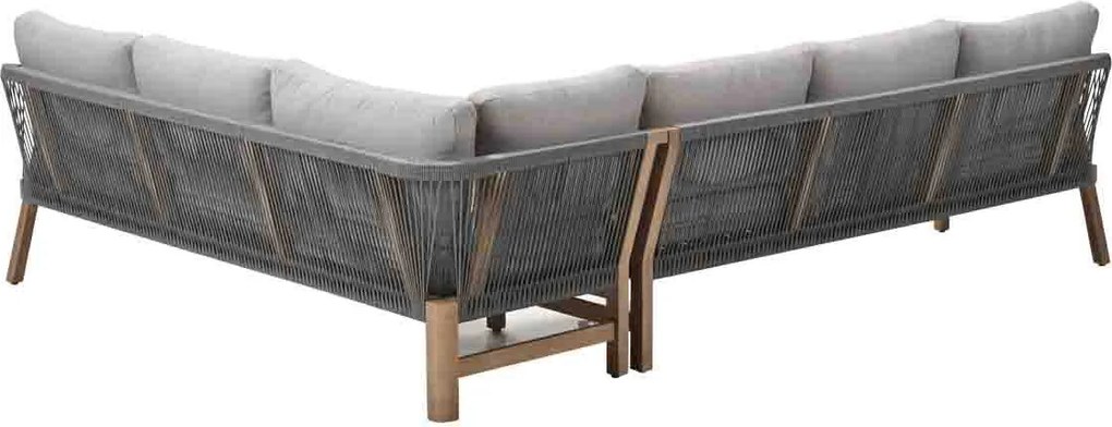 Garden Impressions Alora lounge dining set 2-delig rechts - grey sand