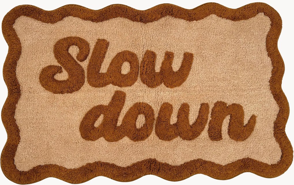 Katoenen badmat Slow Down