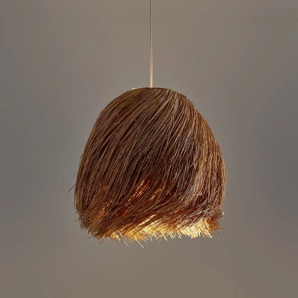 Hanglamp in panama vezels Ø30 cm, Samaï