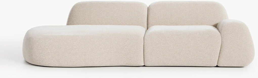 Modulaire teddy chaise longue Wolke (3-zits)