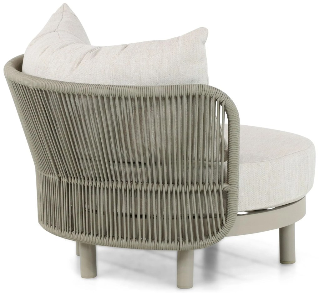 Tuinstoel Aluminium/rope Taupe-naturel-bruin Hartman Bjorn