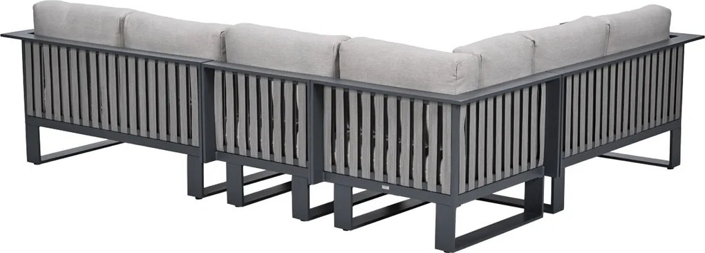 Garden Impressions Gabon loungeset hoek 4-delig links - sandstone