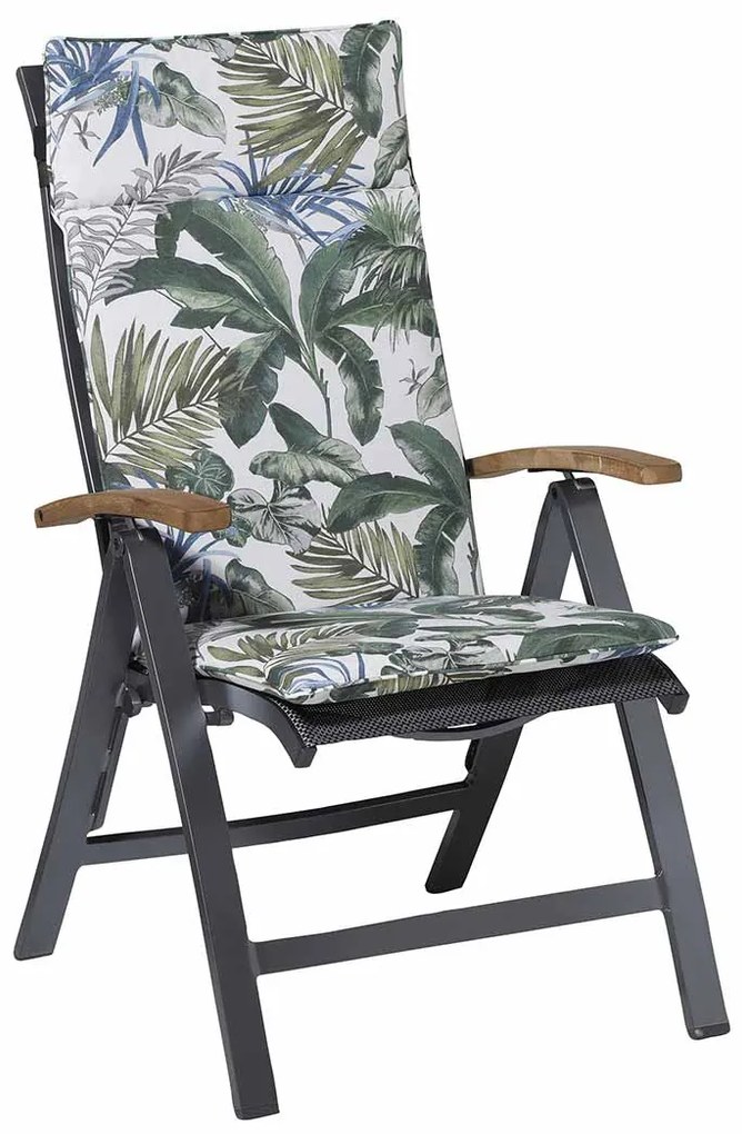 Madison Tuinstoelkussen 120x50cm - Outdoor bliss blue