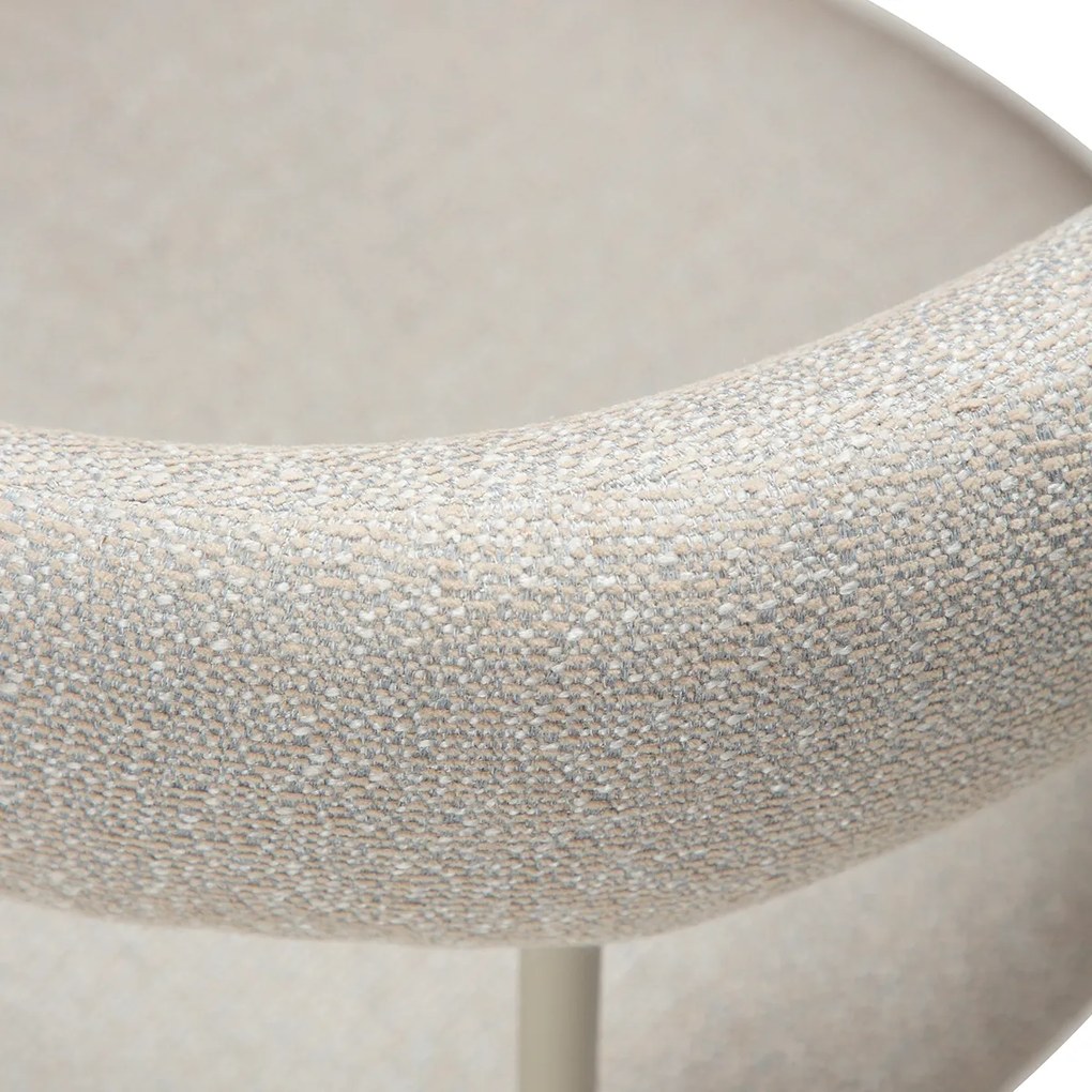 Dan-Form Plenti Eetkamerstoel Met Ronde Rug Cashmere Boucle