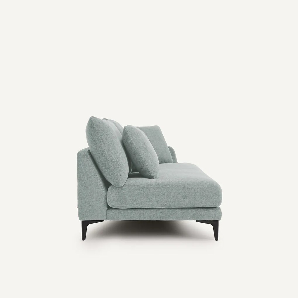 Halve bank van gevlochten polyester, 2-zit, MODERNISTE