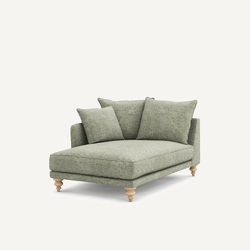 Chaise longue van katoen Lazare
