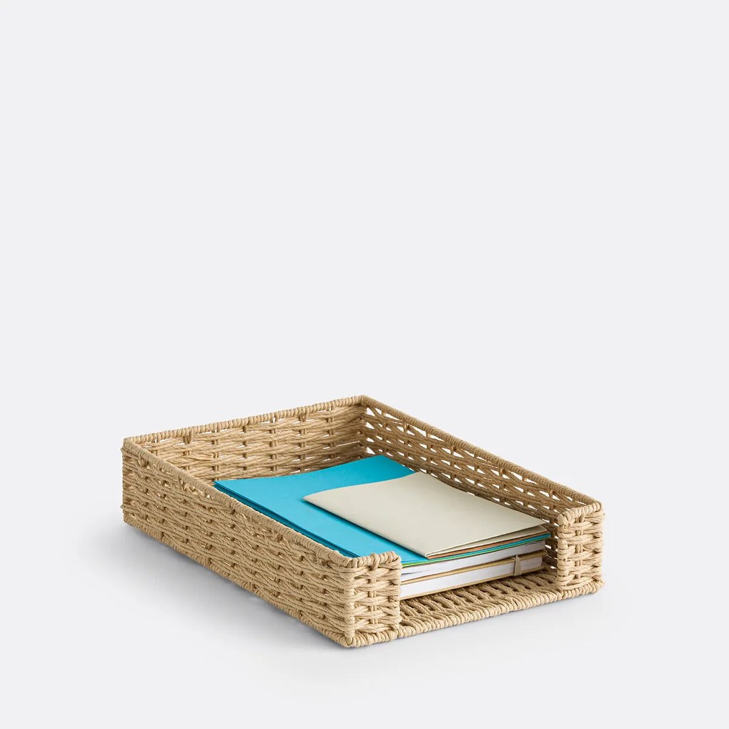 Gevlochten papieren brievenbakje, Kovu