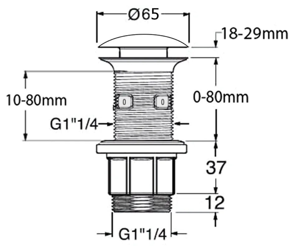 Sapho Formigo betonnen wastafel 39cm zand