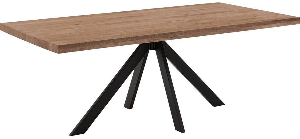 Goossens Eettafel Blade, Strak blad 220 x 100 cm 6 cm dik