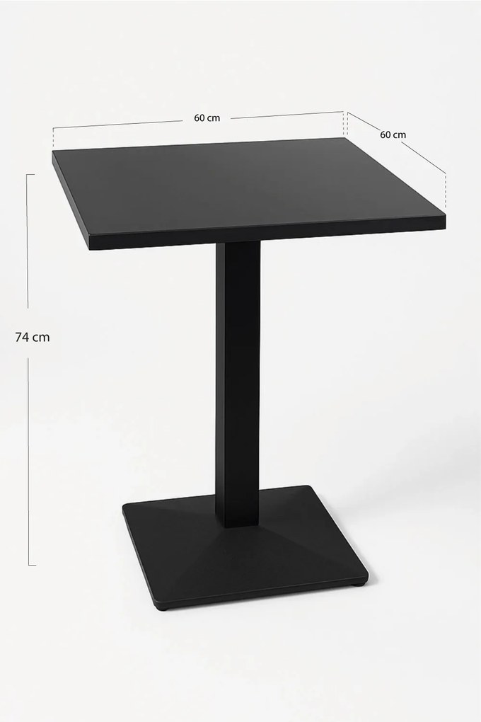 Kuat Zwart 60 cm tafel