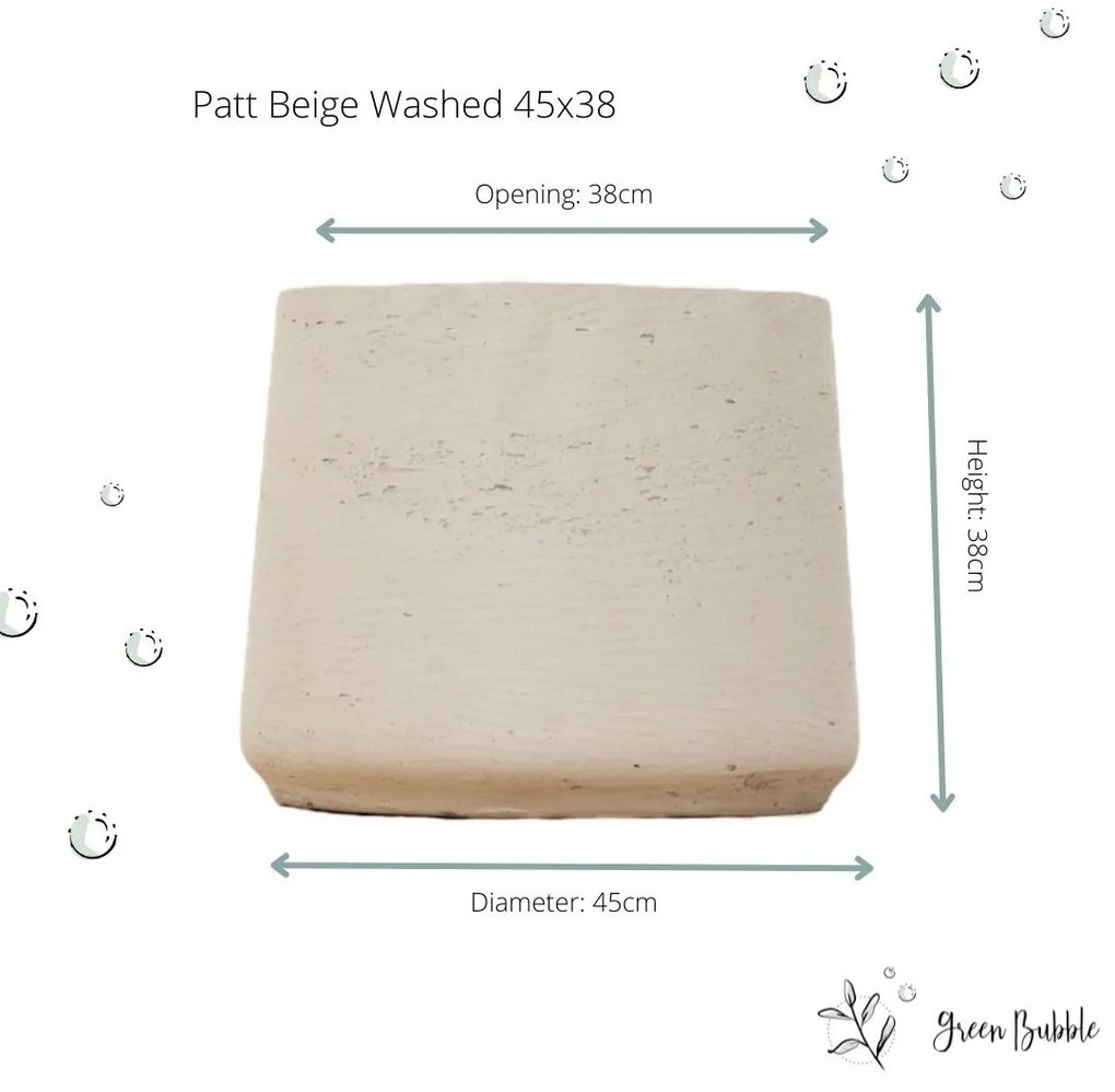 Pot Patt Beige Washed