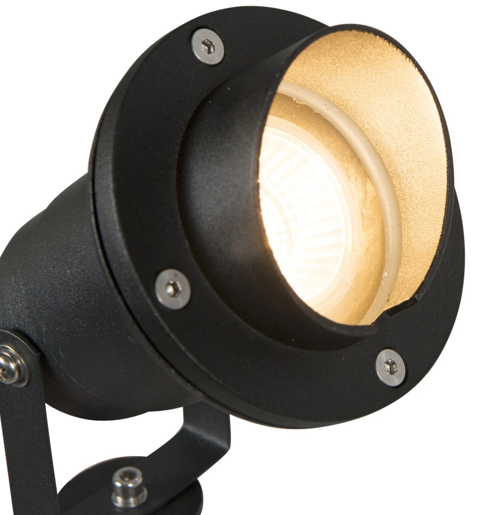 Tuinspot-prikspot zwart incl. snoer en stekker IP65 - Done