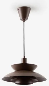 Hanglamp Van Ijzer Alicia Bruin – Chocolade - Sklum