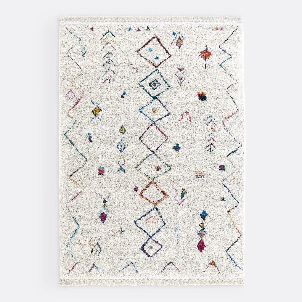 Vloerkleed in Berberse stijl, gekleurd XL, Miro