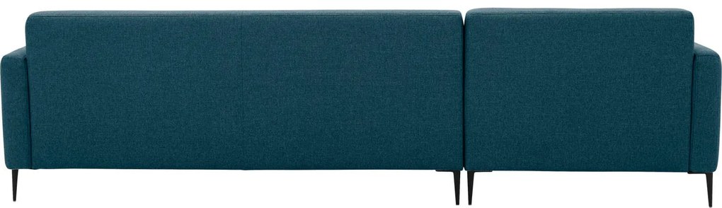 Goossens  Key West blauw, stof, 3-zits, modern design