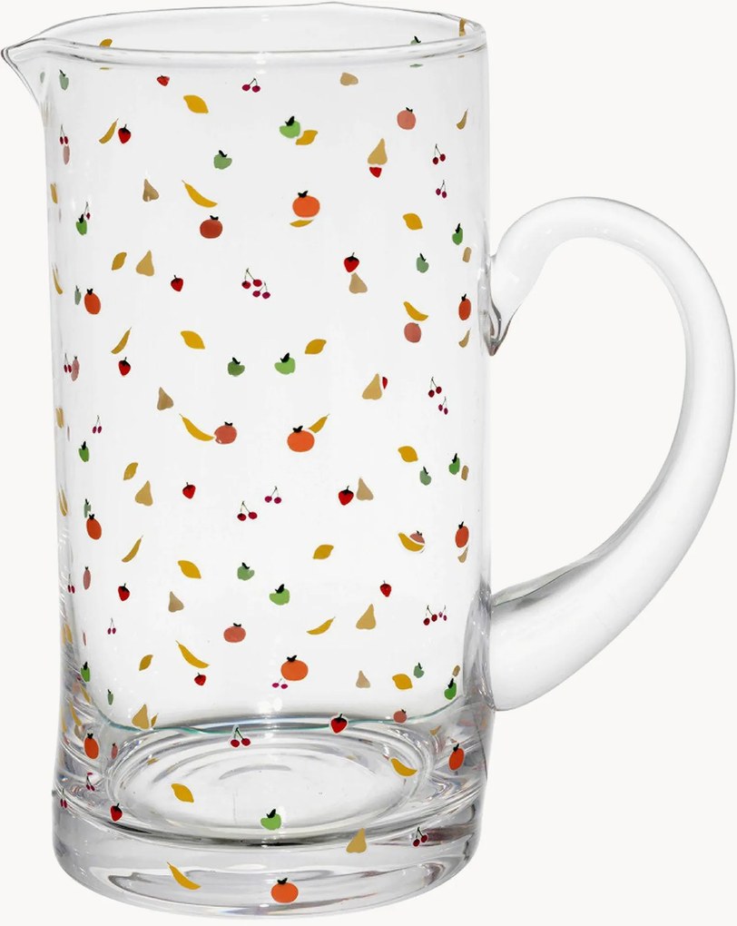 Glazen karaf Fruit Ete, 1L, 2-delig