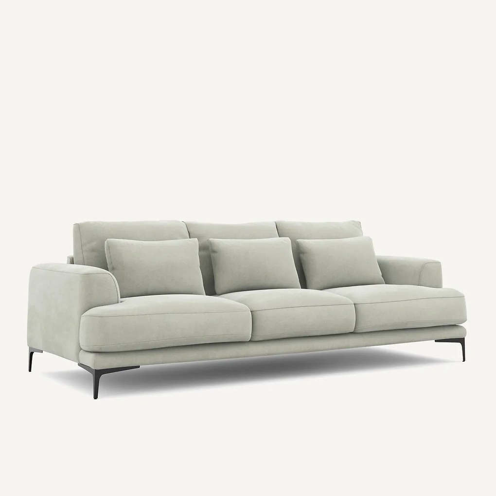 4-zits sofa in stonewashed fluweel, Marsile