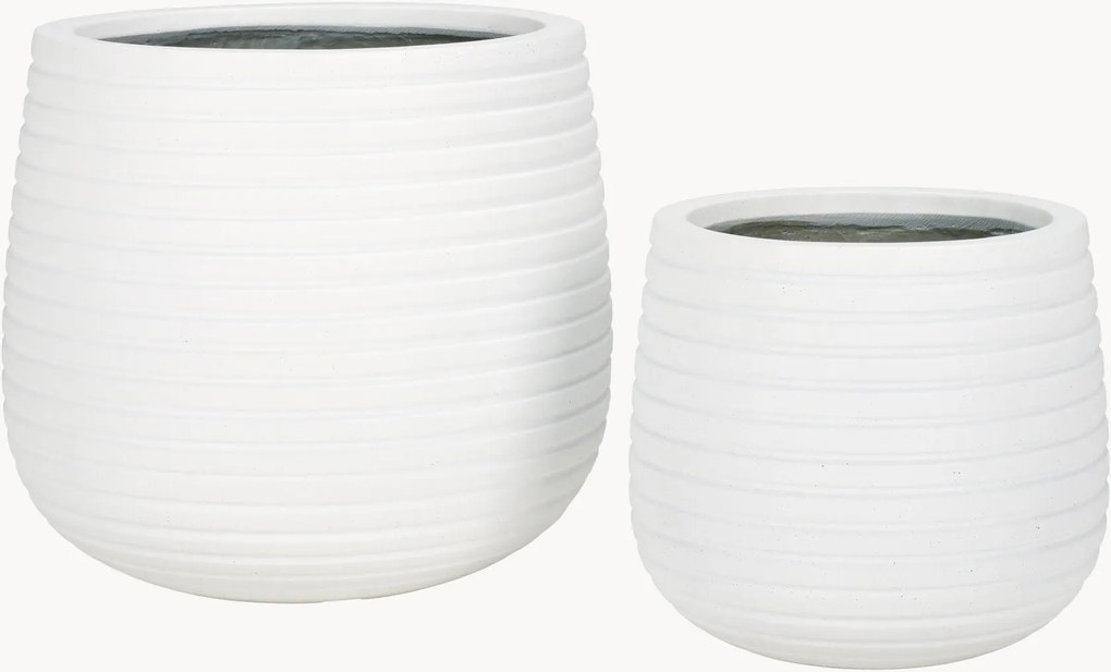 Plantenpotten Jasper, 2-delig