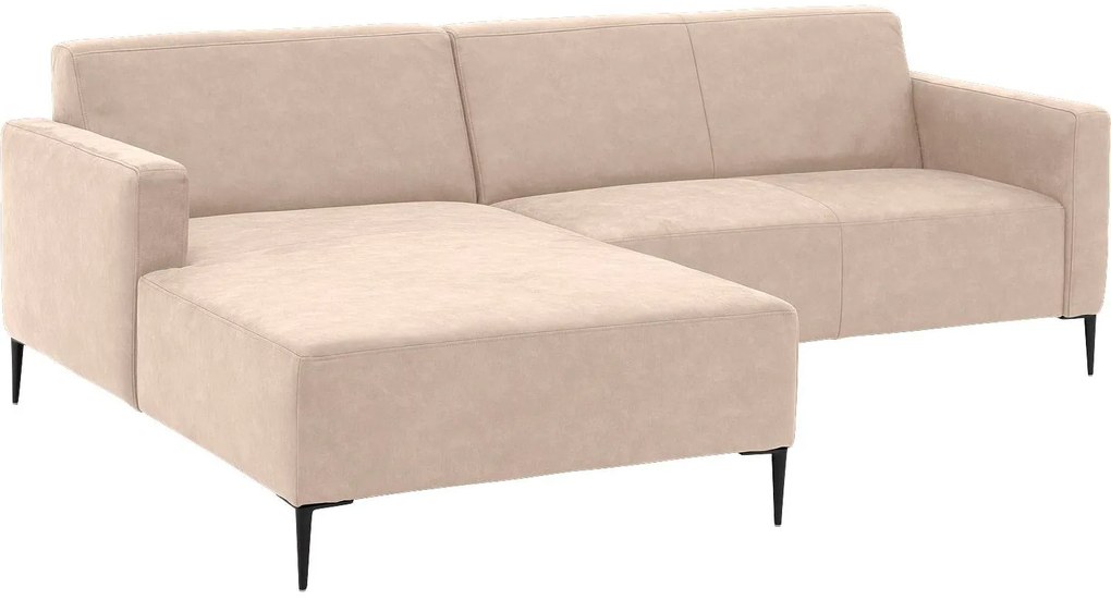 Goossens Bank Key West beige, micro leer, 2-zits, modern design