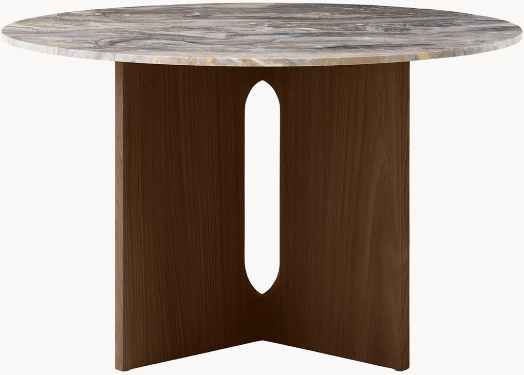 Ronde marmeren eettafel Androgyne
