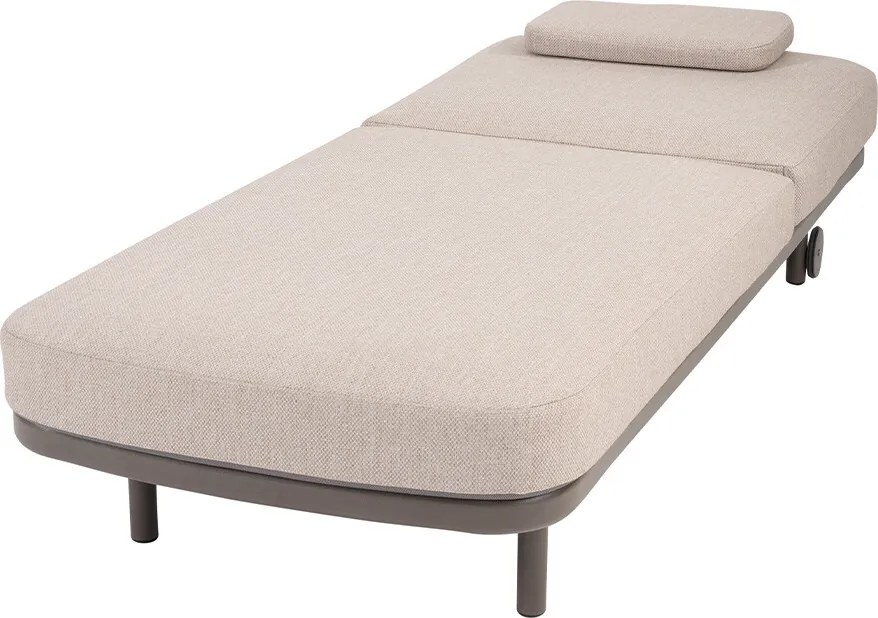 4 Seasons Milano sunbed terre with cushion and headrest