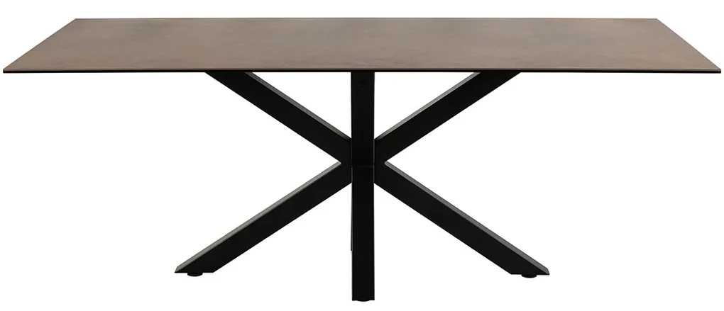 Eettafel Bruin Keramiek 200x100 Cm - 200 X 100cm.